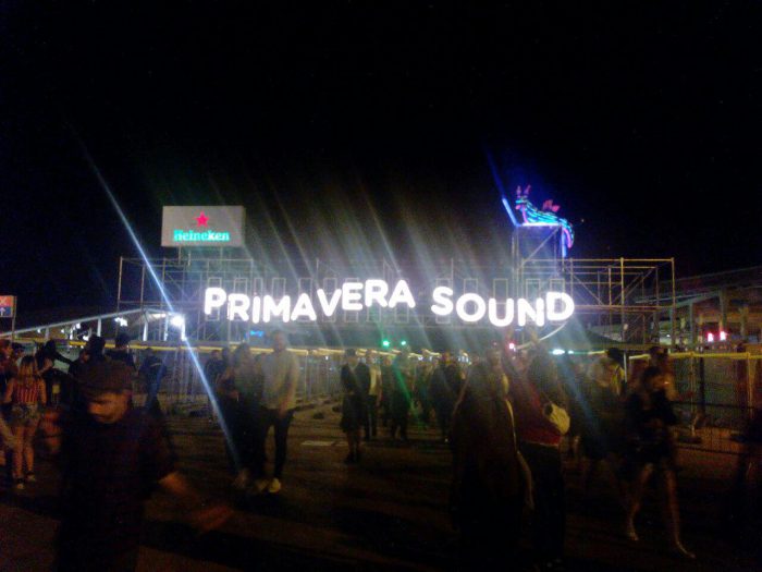 Primavera Sound Festival Schriftzug